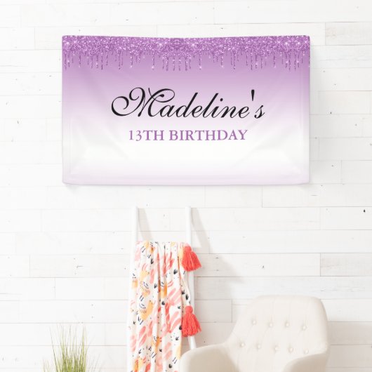 Aangepaste Paarse drifingdag Spandoek (Insitu)