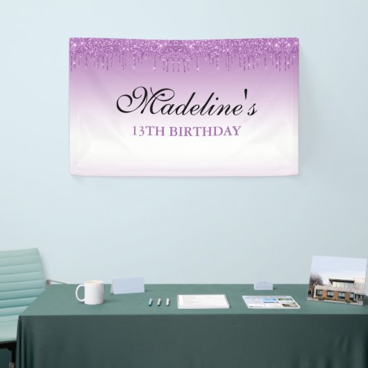 Aangepaste Paarse drifingdag Spandoek (Beurs)