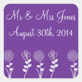 Aangepaste Paarse envelop afdichtingen & Stickers (Voorkant)