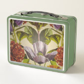  aangepaste Paarse Flower Metal Lunch Box (Achterkant)