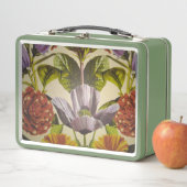  aangepaste Paarse Flower Metal Lunch Box (In situ)