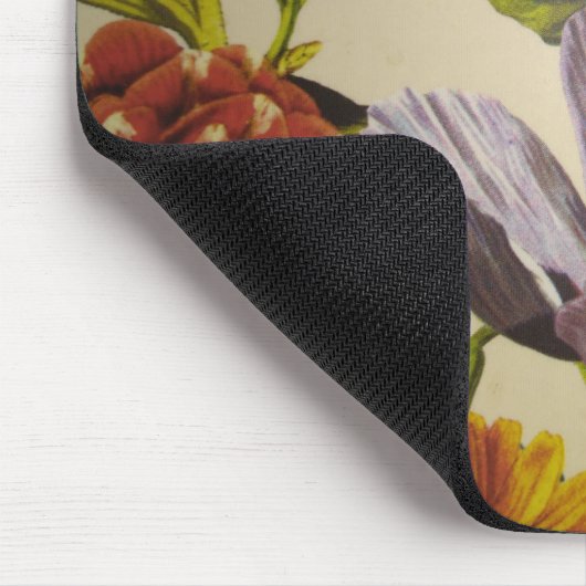 aangepaste Paarse Flower Mousepad Muismat (Hoek)