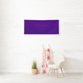 Aangepaste paarse glitter onderbanner spandoek (Insitu)