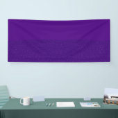 Aangepaste paarse glitter onderbanner spandoek (Beurs)