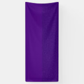 Aangepaste paarse glitter onderbanner spandoek (Verticaal)
