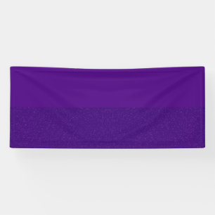 Aangepaste paarse glitter onderbanner spandoek