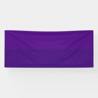 Aangepaste paarse glitter onderbanner spandoek