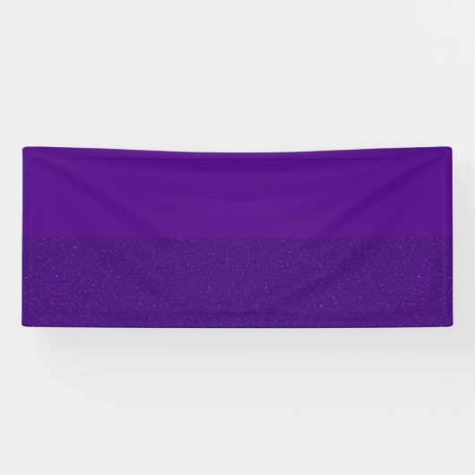 Aangepaste paarse glitter onderbanner spandoek (Horizontaal)