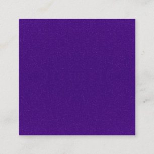 Aangepaste Paarse Glitter Square Visitekaartje