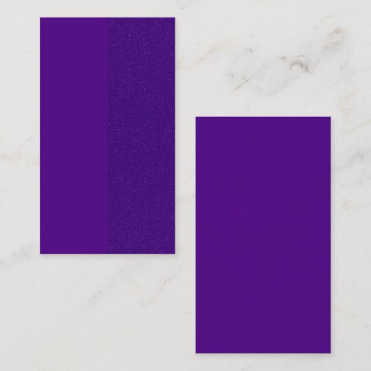 Aangepaste Paarse Glitter Stripe Visitekaartje (Voorkant / Achterkant)