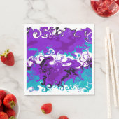 Aangepaste Paarse golven van de Vluchtige Kunst va Servet (Insitu)