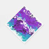 Aangepaste Paarse golven van de Vluchtige Kunst va Servet (Hoek)