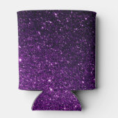 Aangepaste Paarse Koelbox Glitter Blikjeskoeler (Achterkant)
