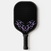 Aangepaste Paarse Metallic Tribal Design gepersona Pickleball Paddle (Voorkant)