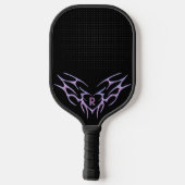 Aangepaste Paarse Metallic Tribal Design gepersona Pickleball Paddle (Achterkant)
