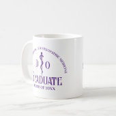 Aangepaste Paarse Osteopathische Medische School A Koffiemok (Voorkant links)