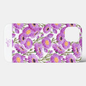 Aangepaste Paarse papier madeliefjes bloemenbloeme Case-Mate iPhone Case (Achterkant (horizontaal))
