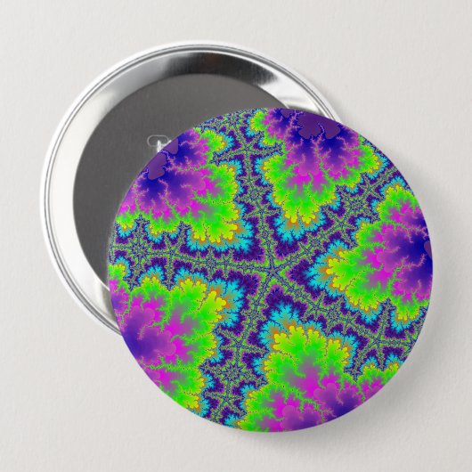 Aangepaste Paarse Reef Zeester Enorme Button (Voorkant /achterkant)