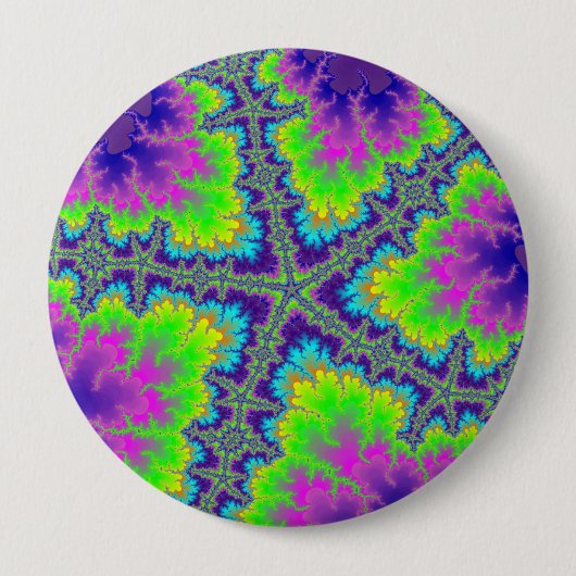 Aangepaste Paarse Reef Zeester Enorme Button (Voorkant)