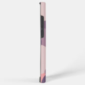 Aangepaste paarse-roze molecule Samsung Phone Case Samsung Galaxy Hoesje (Rechterkant)