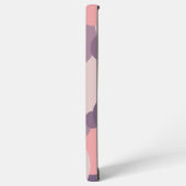 Aangepaste paarse-roze molecule Samsung Phone Case Samsung Galaxy Hoesje (Linkerkant)