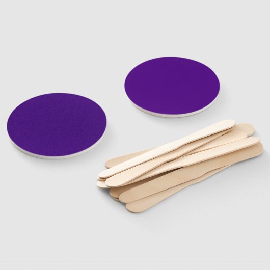 Aangepaste Paarse ruis handventilator set Handwaaier (Niet-gemonteerd)