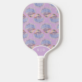 Aangepaste Paarse Schelpen Pickleball Paddle