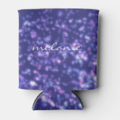 Aangepaste Paarse snuffelnaam Blikjeskoeler (Voorkant)