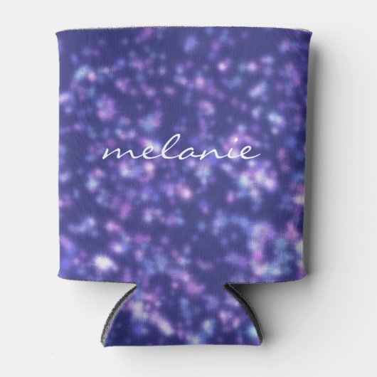 Aangepaste Paarse snuffelnaam Blikjeskoeler (Voorkant)