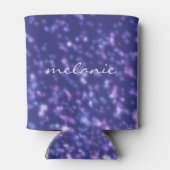 Aangepaste Paarse snuffelnaam Blikjeskoeler (Achterkant)