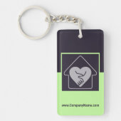 Aangepaste Paarse speciale actie voor speciale act Sleutelhanger (Voorkant)