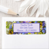 Aangepaste Paarse tuinbouwers Etiket (Insitu)