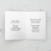 Aangepaste Paarse Tulpen voor levenspartners op fe Kaart (Binnen)