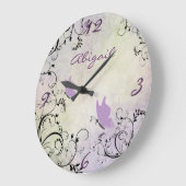 Aangepaste Paarse vlinder en wijnstokken Grote Klok (Hoek)