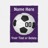 Aangepaste Paarse voetgangersband Fleece Deken (Voorkant)