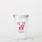 Aangepaste paasbundel acrylknollen acryl drinkbeker (Voorkant)