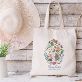 Aangepaste paasbundel en ventilator tote bag