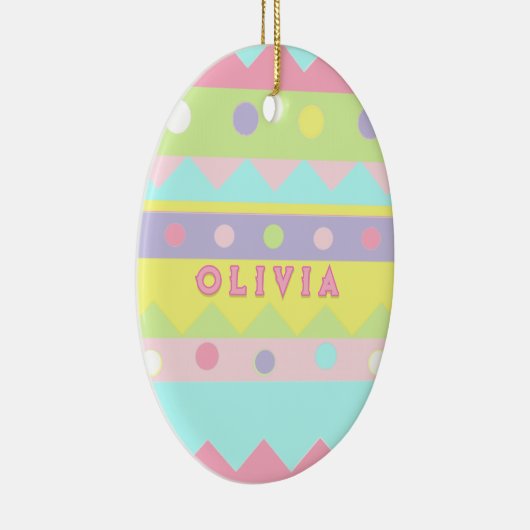 Aangepaste paaseieren keramisch ornament (Rechts)