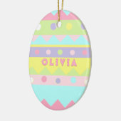 Aangepaste paaseieren keramisch ornament (Links)