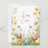 Aangepaste paaseieren met Kaart en paaseieren (Voorkant)