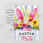 Aangepaste Paaseieren met Paaseieren en Kaart (Voorkant / Achterkant)