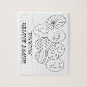 Aangepaste paaseieren voor kleurenpuzzels legpuzzel (Verticaal)