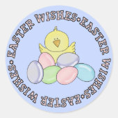 Aangepaste paasStickers Ronde Sticker (Voorkant)