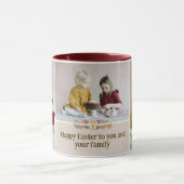 Aangepaste paasvakantie foto collage koffie Mok (Midden)