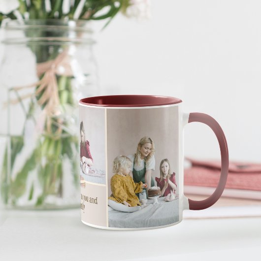 Aangepaste paasvakantie foto collage koffie Mok