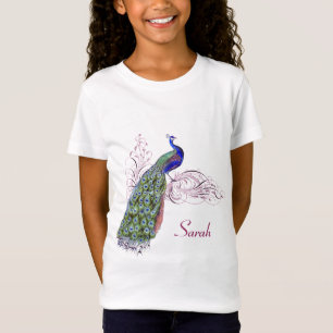 Aangepaste pacock t-shirt