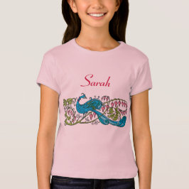 Aangepaste  pacock t-shirt