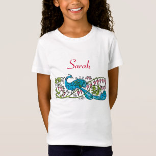 Aangepaste pacock t-shirt