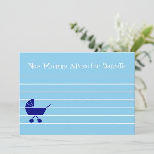 Aangepaste paddenstoel Baby shower Nieuwe mammie A Kaart (Staand voorkant)