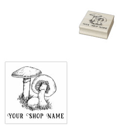 Aangepaste paddenstoel Kleine Bedrijfs Rubberstemp Rubberstempel